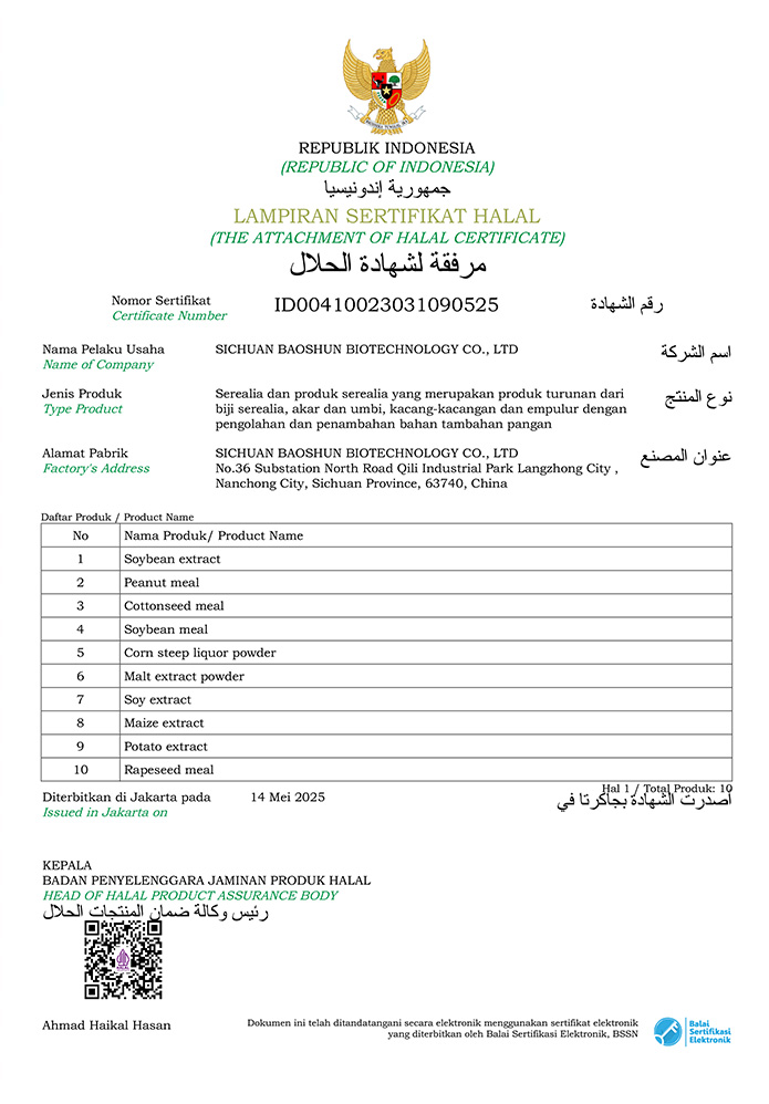 Halal Certificate
