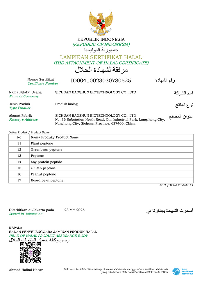 Halal Certificate
